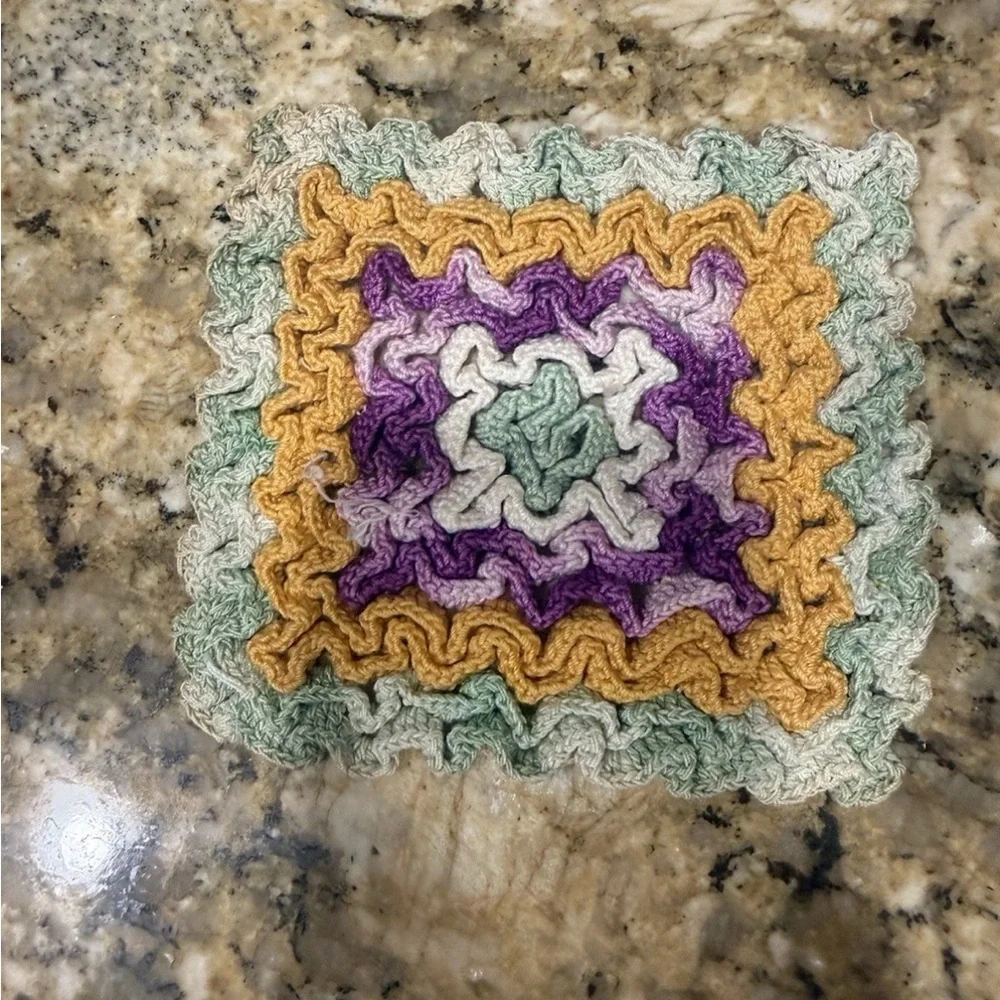 Multicolor Crochet Square